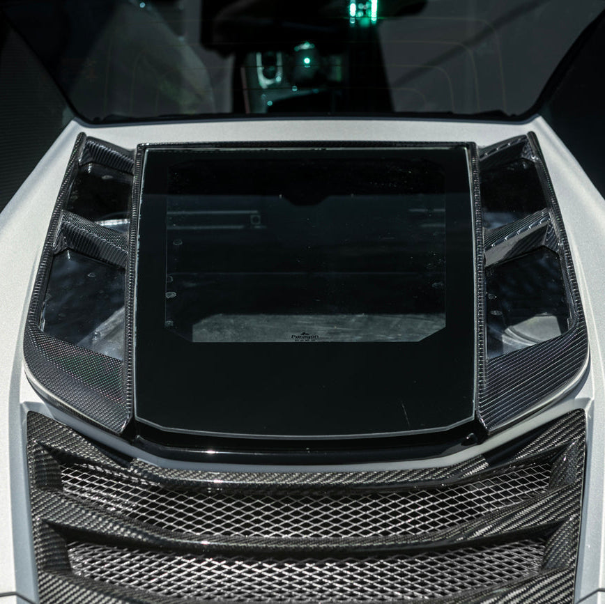2020-Up Corvette C8 Convertible Rear Hatch Upper HTC Tonneau Window Inserts image 35