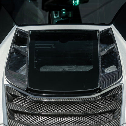 2020-Up Corvette C8 Convertible Rear Hatch Upper HTC Tonneau Window Inserts image 35