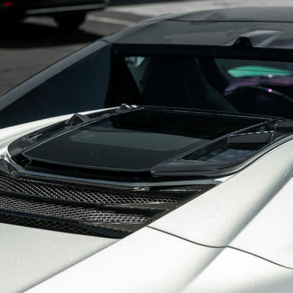 2020-Up Corvette C8 Convertible Rear Hatch Upper HTC Tonneau Window Inserts image 36
