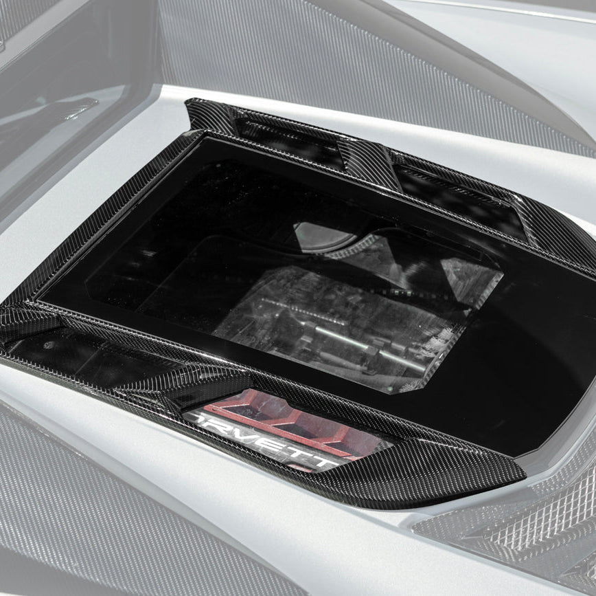 2020-Up Corvette C8 Convertible Rear Hatch Upper HTC Tonneau Window Inserts image 32