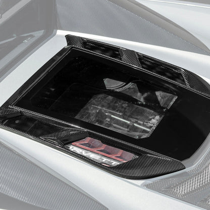 2020-Up Corvette C8 Convertible Rear Hatch Upper HTC Tonneau Window Inserts image 32