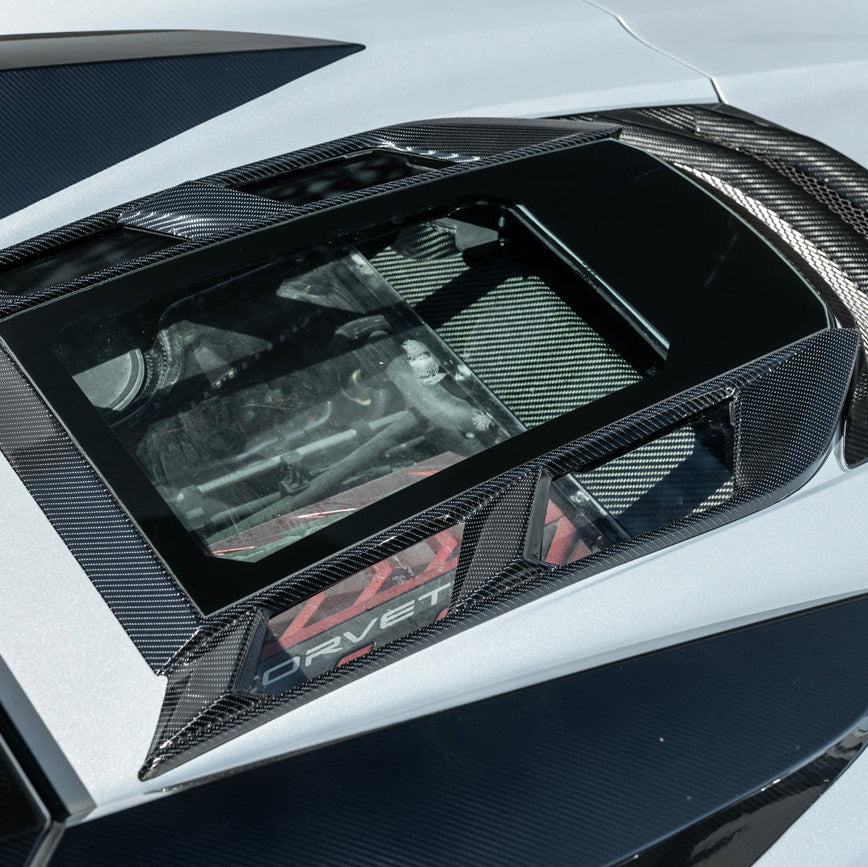 2020-Up Corvette C8 Convertible Rear Hatch Upper HTC Tonneau Window Inserts image 38