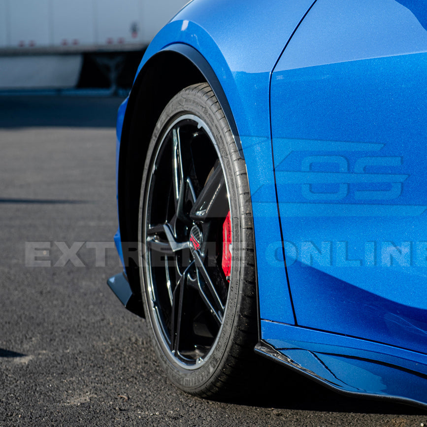 Chevrolet Corvette C8 Stingray DRY CARBON FIBER Side Wheel Fender image 56