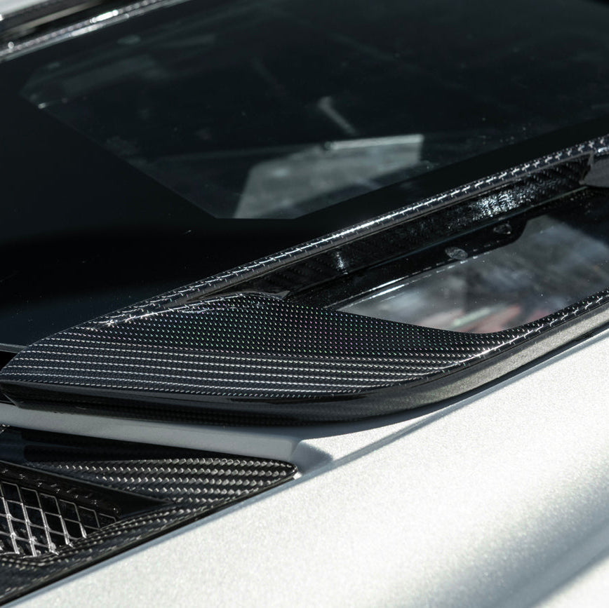 2020-Up Corvette C8 Convertible Rear Hatch Upper HTC Tonneau Window Inserts image 40