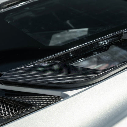 2020-Up Corvette C8 Convertible Rear Hatch Upper HTC Tonneau Window Inserts image 40