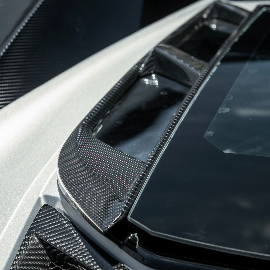 2020-Up Corvette C8 Convertible Rear Hatch Upper HTC Tonneau Window Inserts image 42