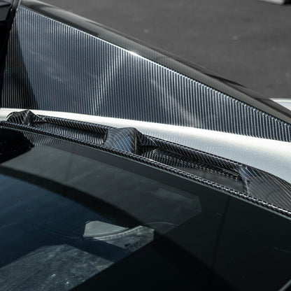 2020-Up Corvette C8 Convertible Rear Hatch Upper HTC Tonneau Window Inserts image 45