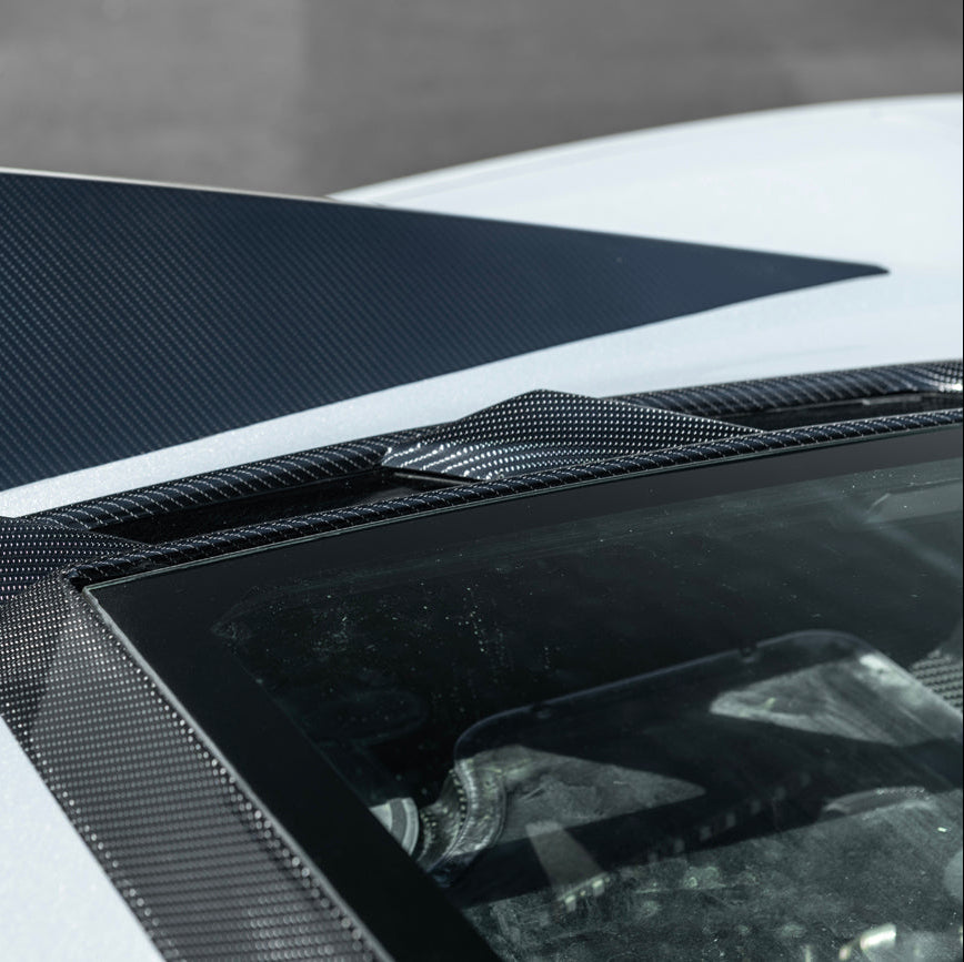 2020-Up Corvette C8 Convertible Rear Hatch Upper HTC Tonneau Window Inserts image 48