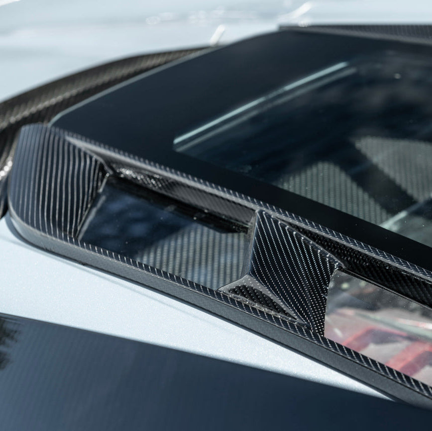 2020-Up Corvette C8 Convertible Rear Hatch Upper HTC Tonneau Window Inserts image 49