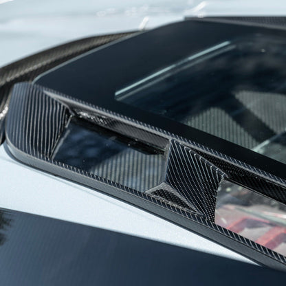 2020-Up Corvette C8 Convertible Rear Hatch Upper HTC Tonneau Window Inserts image 49