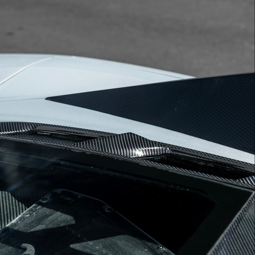 2020-Up Corvette C8 Convertible Rear Hatch Upper HTC Tonneau Window Inserts image 50