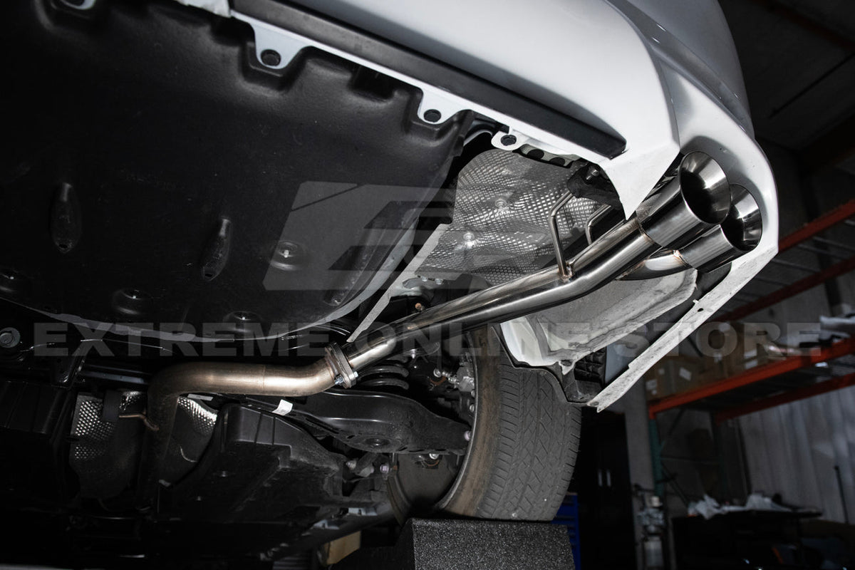2018-2024 Toyota Camry SE Muffler Delete Single Exit Axle Back Dual Tips Exhaust image 3
