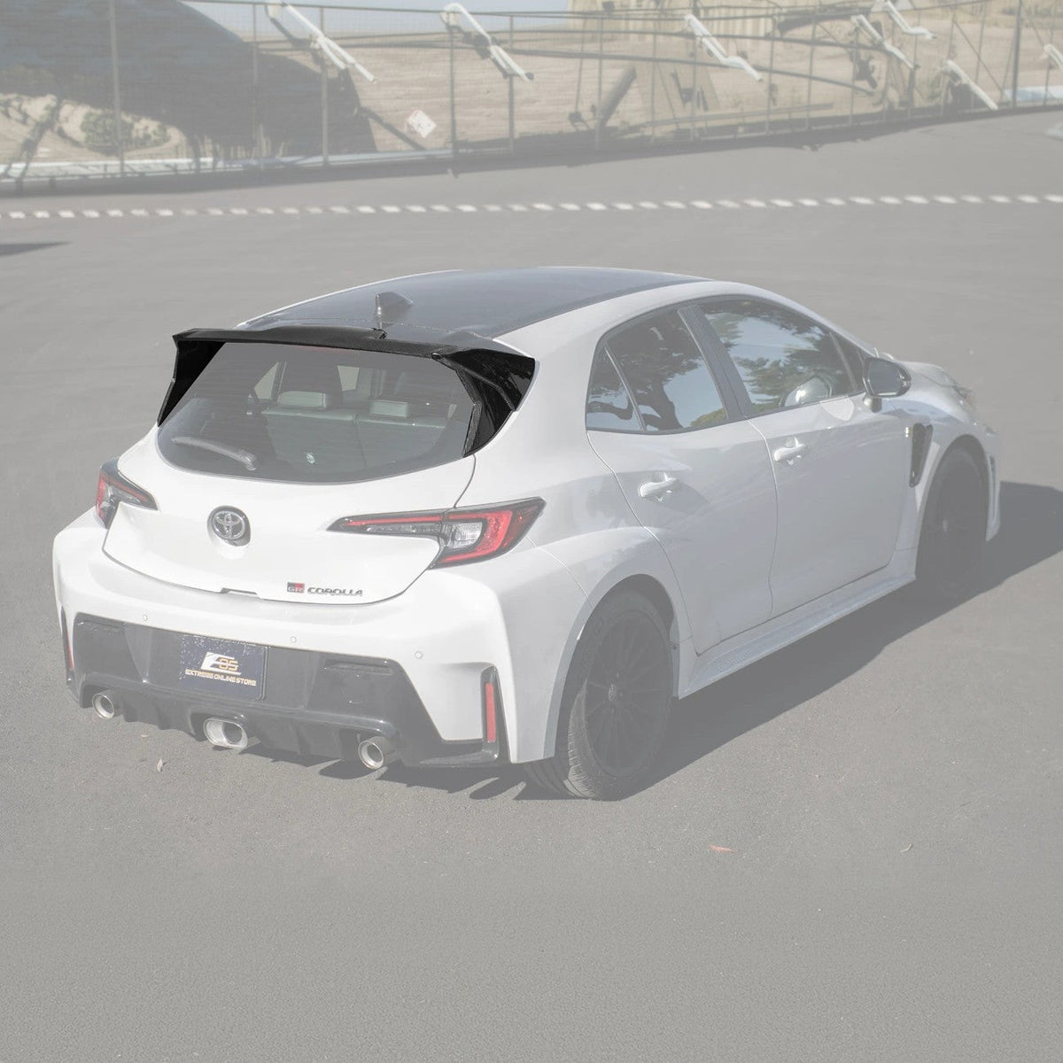2019-Up Toyota GR Corolla | Corolla Hatchback CE Package Rear Roof Wing Spoiler image 48