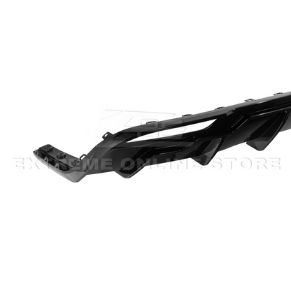 2024-Up Tesla Model 3 Track Style Rear Bumper Diffuser Lip image 25
