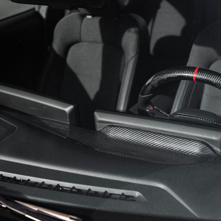 2024-Up Ford Mustang Interior DRY CARBON FIBER Dashboard Trim image 2
