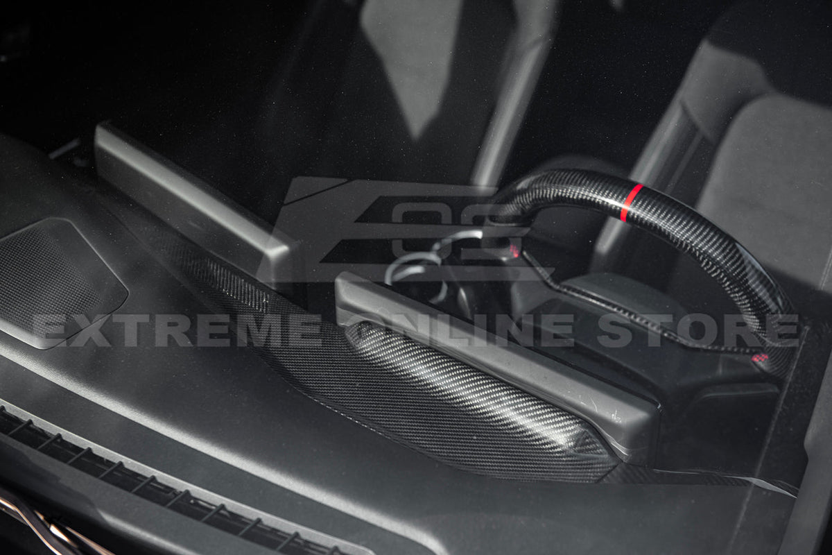 2024-Up Ford Mustang Interior DRY CARBON FIBER Dashboard Trim image 3