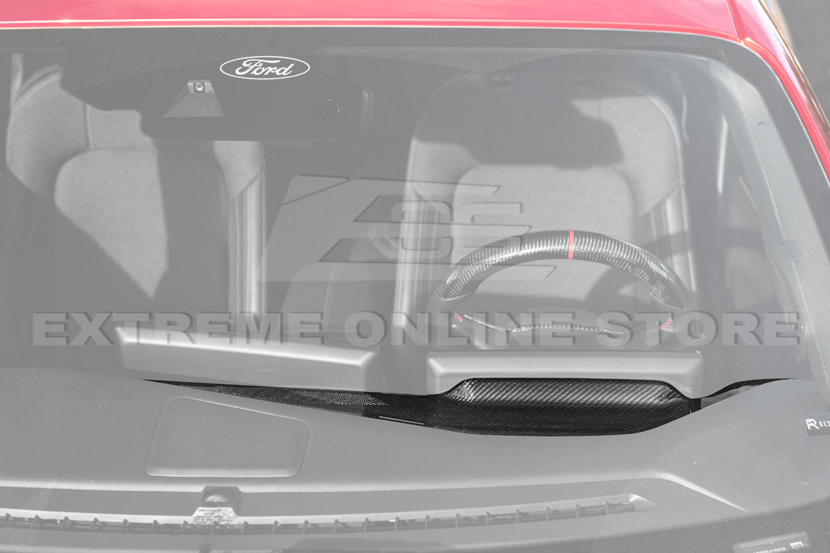 2024-Up Ford Mustang Interior DRY CARBON FIBER Dashboard Trim image 7