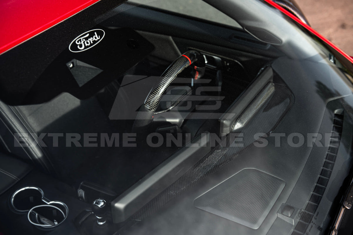 2024-Up Ford Mustang Interior DRY CARBON FIBER Dashboard Trim image 4