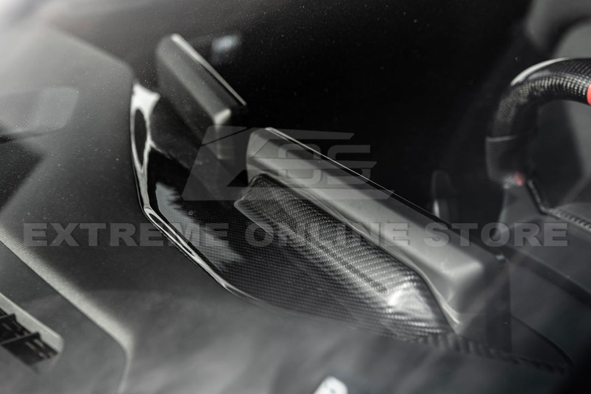 2024-Up Ford Mustang Interior DRY CARBON FIBER Dashboard Trim image 5