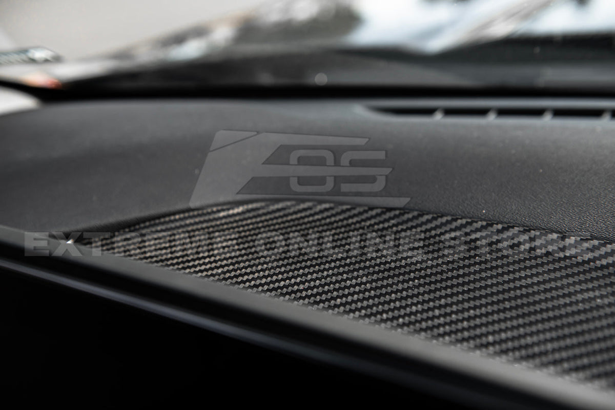 2024-Up Ford Mustang Interior DRY CARBON FIBER Dashboard Trim image 6
