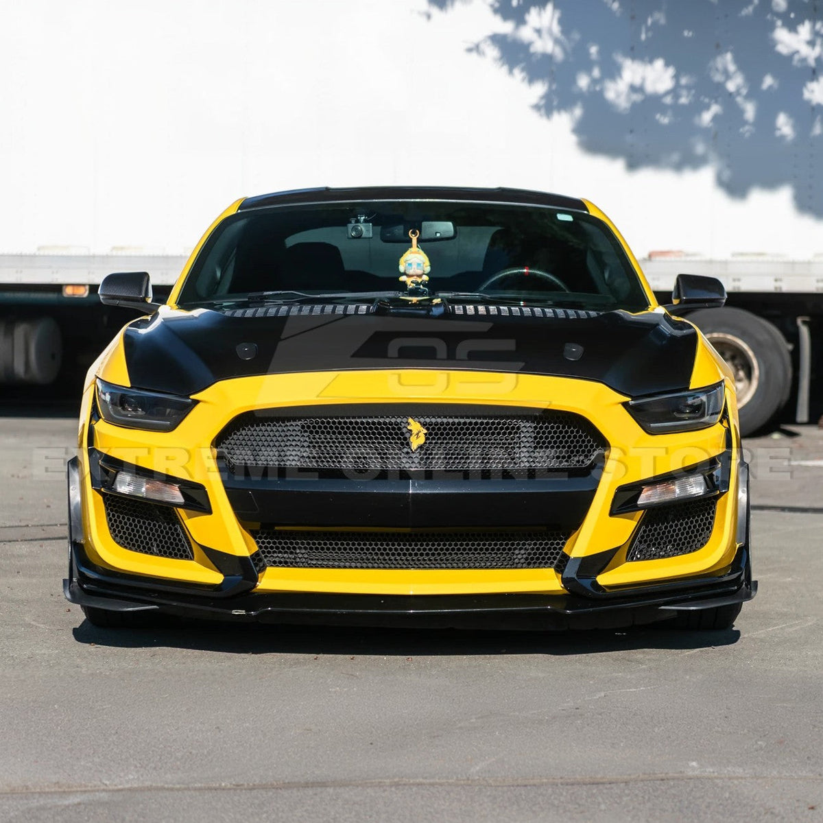 2015-17 Ford Mustang | S650 GTD Style Aluminum Front Hood Vented Cover image 5