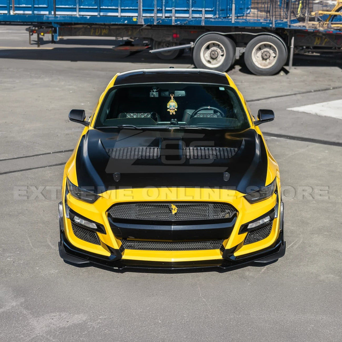 2015-17 Ford Mustang | S650 GTD Style Aluminum Front Hood Vented Cover image 6