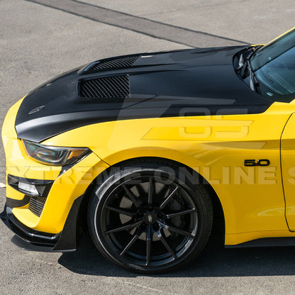 2015-17 Ford Mustang | S650 GTD Style Aluminum Front Hood Vented Cover image 12