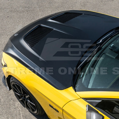 2015-17 Ford Mustang | S650 GTD Style Aluminum Front Hood Vented Cover image 13