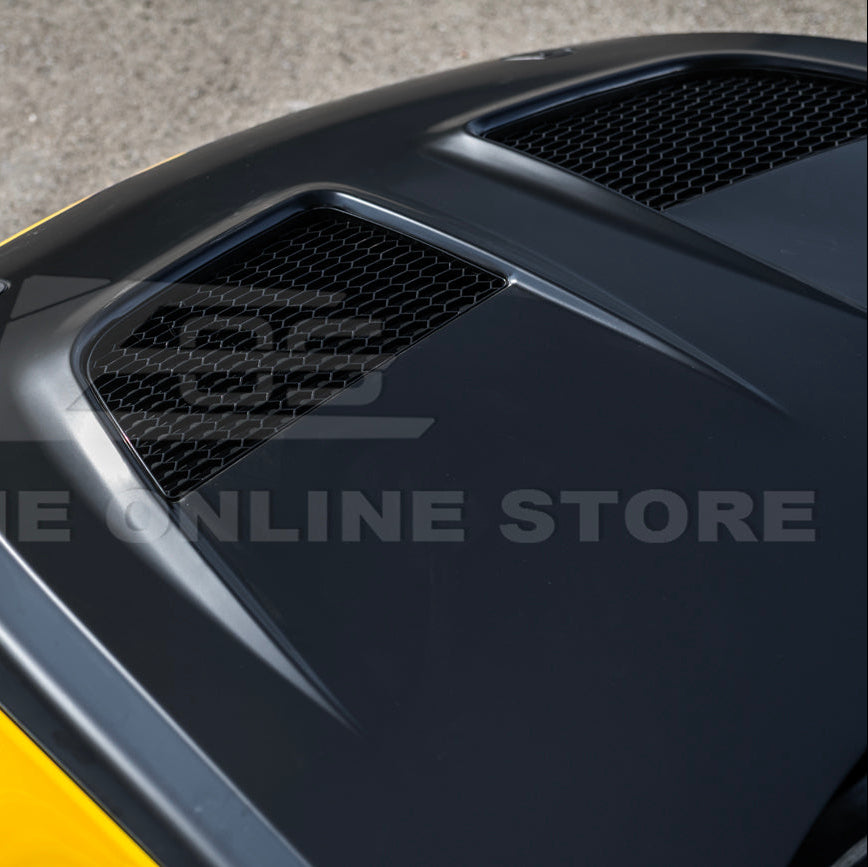 2015-17 Ford Mustang | S650 GTD Style Aluminum Front Hood Vented Cover image 14