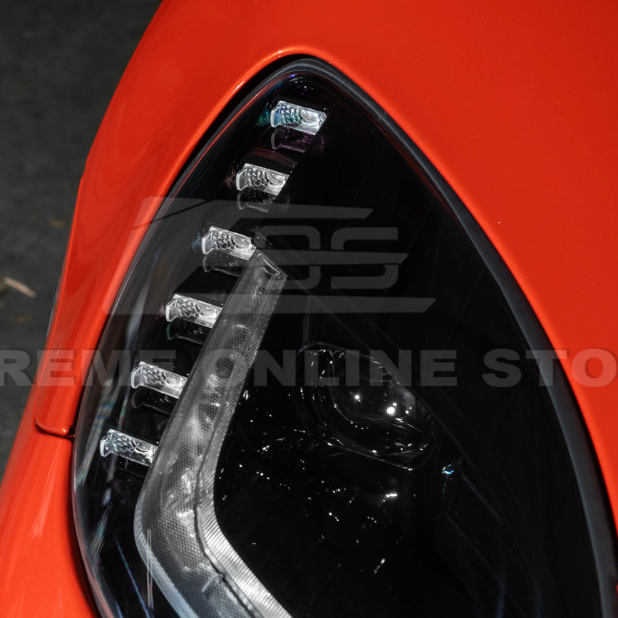 2005-13 Corvette C6 l C7 Style Projector LED Sequential Signal Turn Headlights image 25