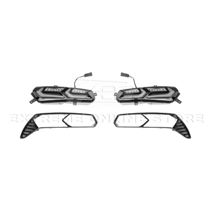 2014-19 Corvette C7 Smoke / Clear Lens Rear Taillight image 16
