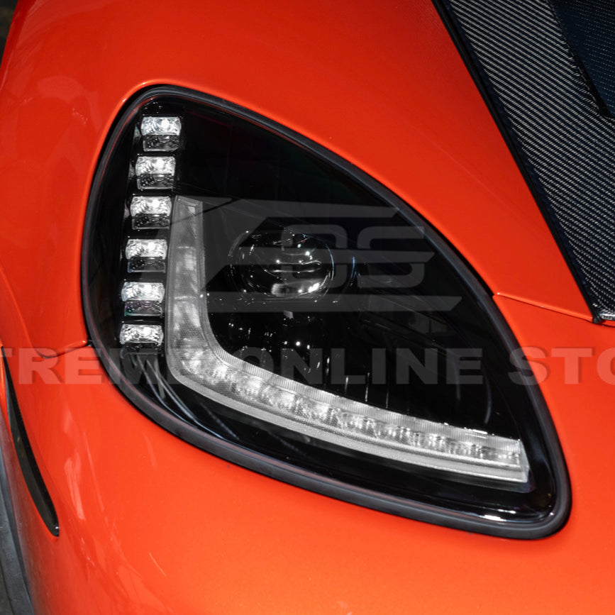 2005-13 Corvette C6 l C7 Style Projector LED Sequential Signal Turn Headlights image 27