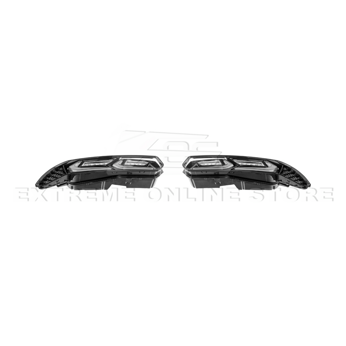 2014-19 Corvette C7 Smoke / Clear Lens Rear Taillight image 17