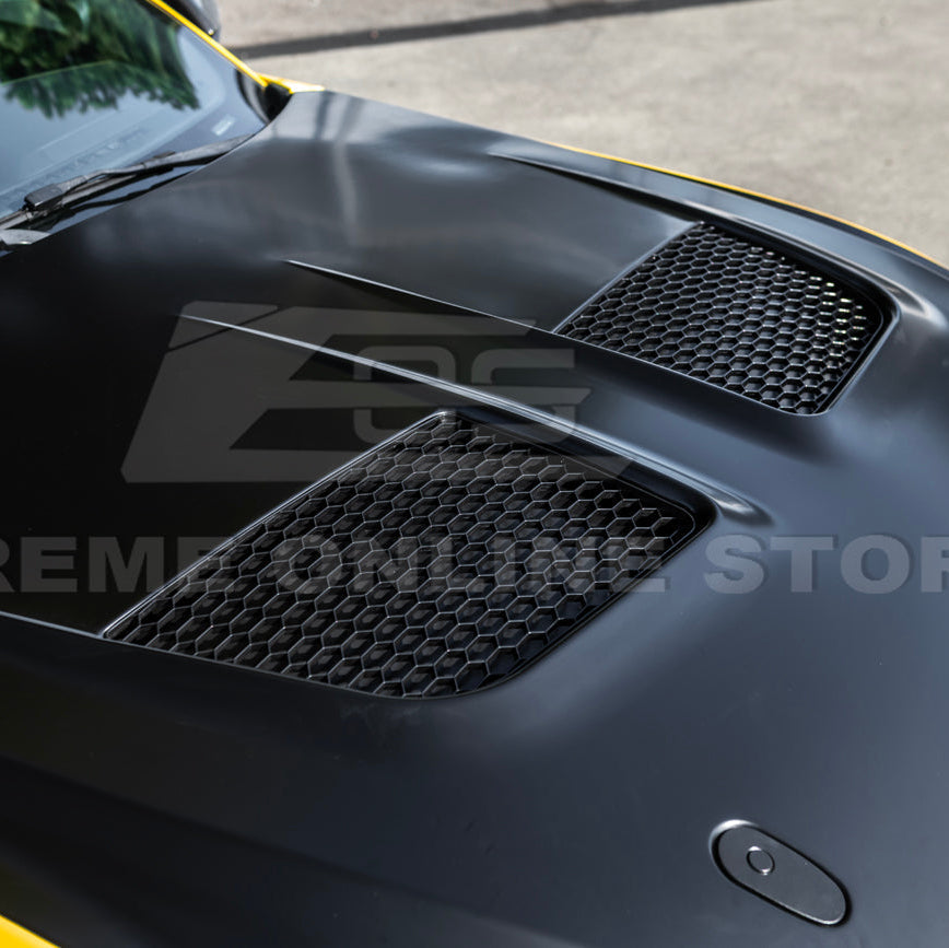 2015-17 Ford Mustang | S650 GTD Style Aluminum Front Hood Vented Cover image 19