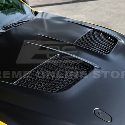 2015-17 Ford Mustang | S650 GTD Style Aluminum Front Hood Vented Cover image 19