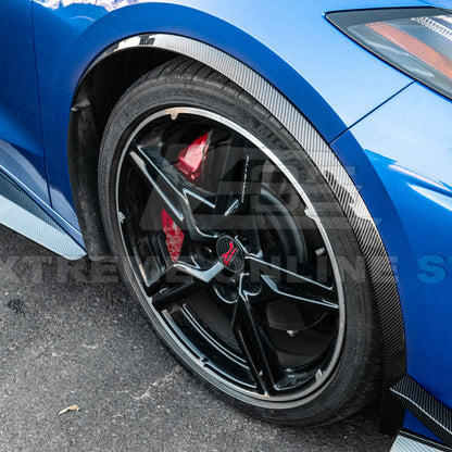 Chevrolet Corvette C8 Stingray DRY CARBON FIBER Side Wheel Fender image 104