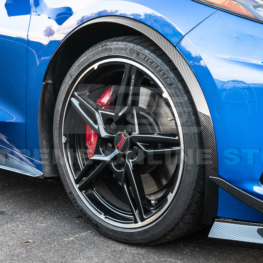 Chevrolet Corvette C8 Stingray DRY CARBON FIBER Side Wheel Fender image 127