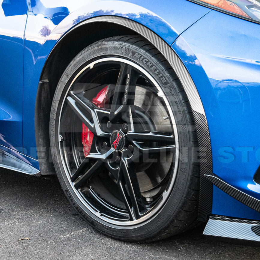 Chevrolet Corvette C8 Stingray DRY CARBON FIBER Side Wheel Fender image 105