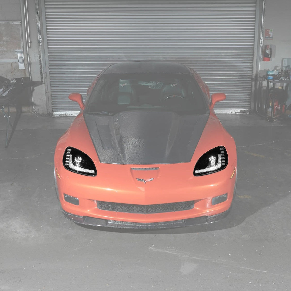 2005-13 Corvette C6 l C7 Style Projector LED Sequential Signal Turn Headlights image 3