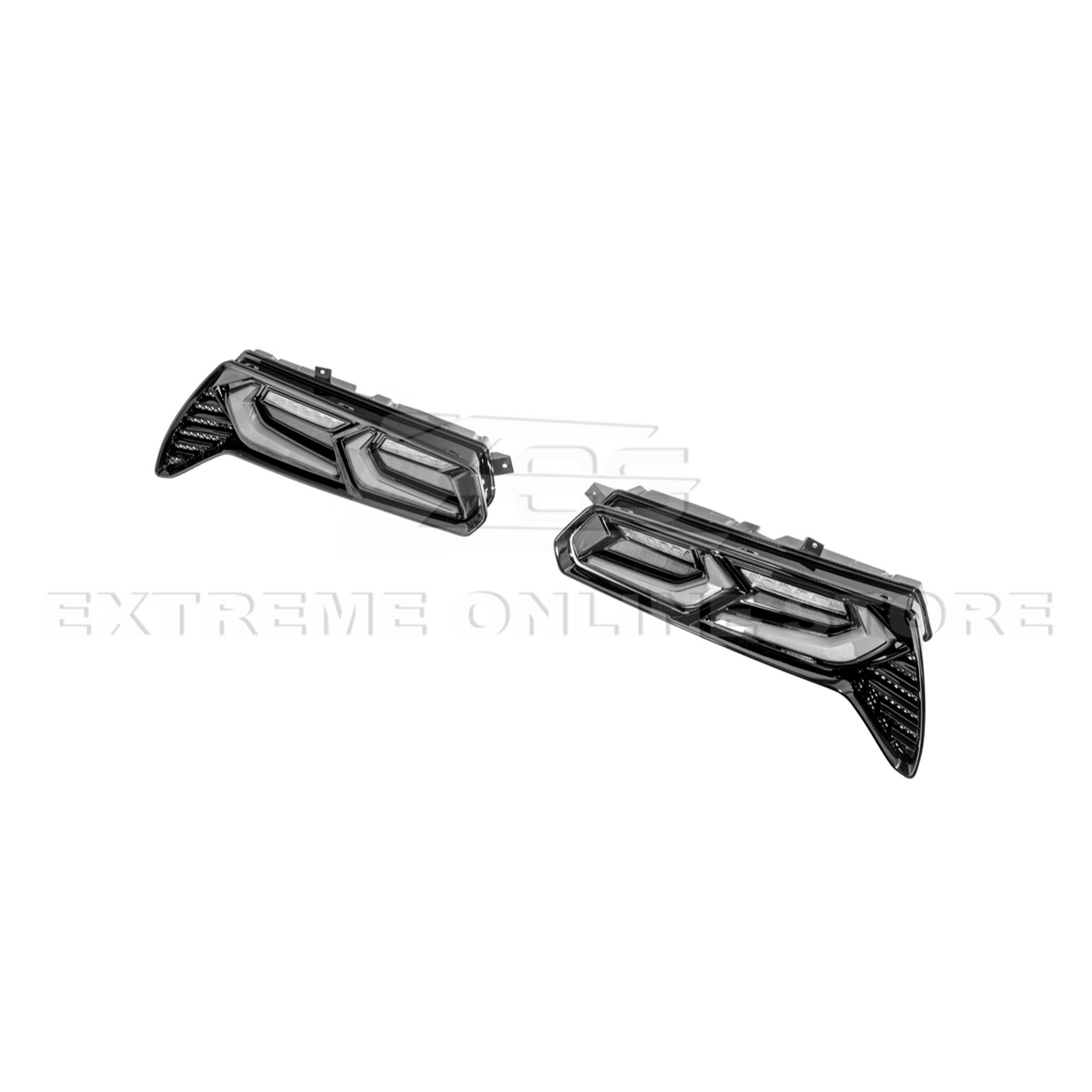 2014-19 Corvette C7 Smoke / Clear Lens Rear Taillight image 18