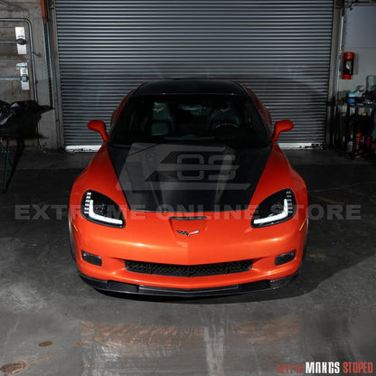 2005-13 Corvette C6 l C7 Style Projector LED Sequential Signal Turn Headlights image 6