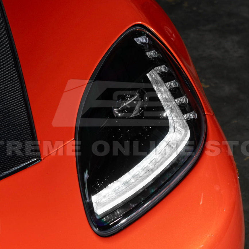 2005-13 Corvette C6 l C7 Style Projector LED Sequential Signal Turn Headlights image 9