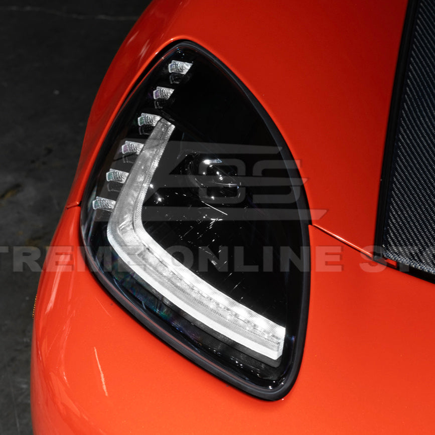 2005-13 Corvette C6 l C7 Style Projector LED Sequential Signal Turn Headlights image 10