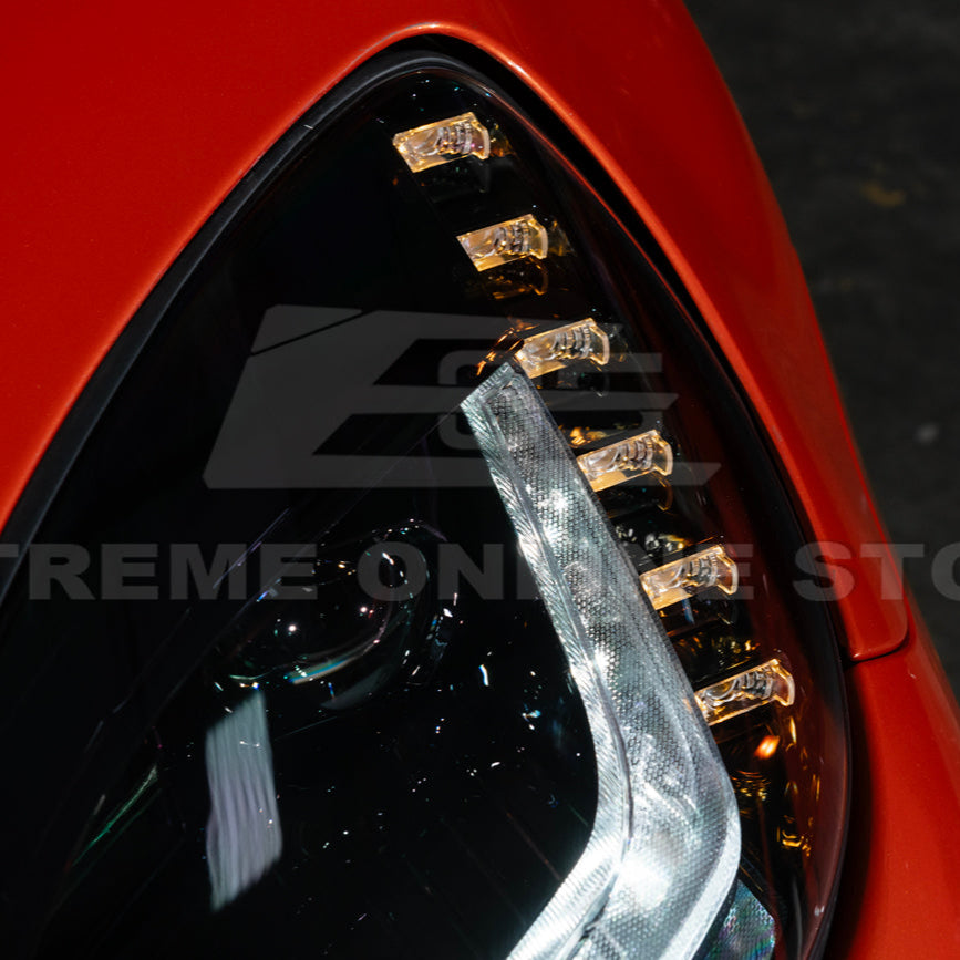 2005-13 Corvette C6 l C7 Style Projector LED Sequential Signal Turn Headlights image 15