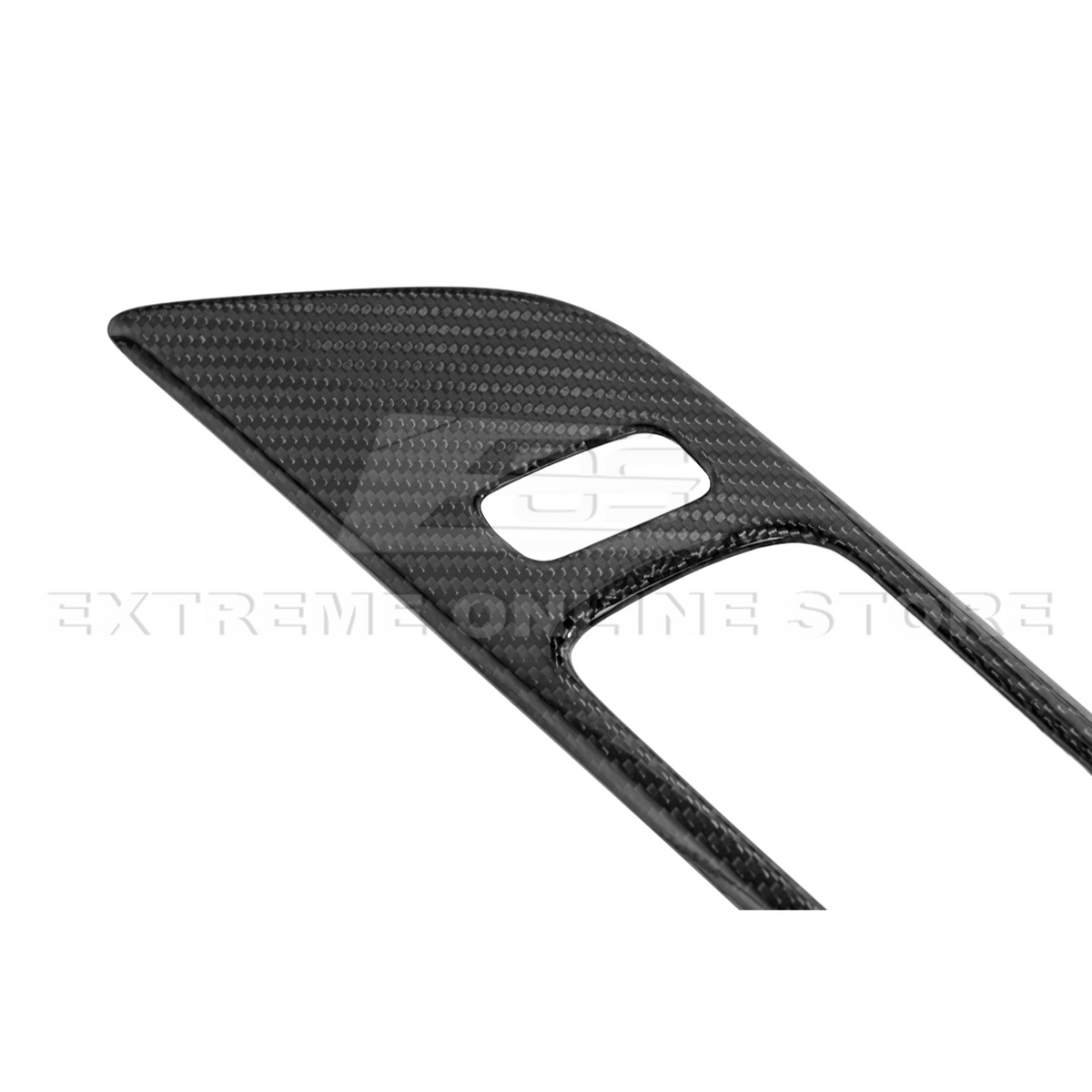 2015-Up Ford Mustang DRY CARBON FIBER Door Handle Panel Cover image 17