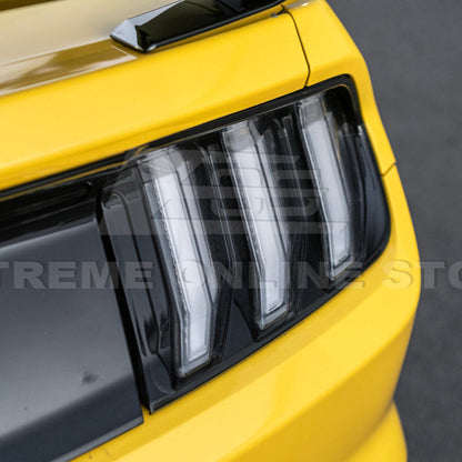 2015-23 Ford Mustang Signal LED XB RED / Clear Rear Taillight image 8