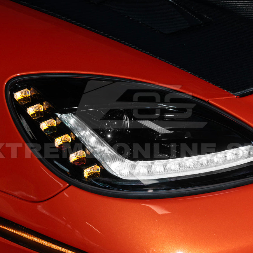 2005-13 Corvette C6 l C7 Style Projector LED Sequential Signal Turn Headlights image 18