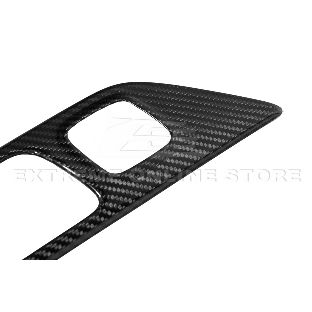 2015-Up Ford Mustang DRY CARBON FIBER Door Handle Panel Cover image 15