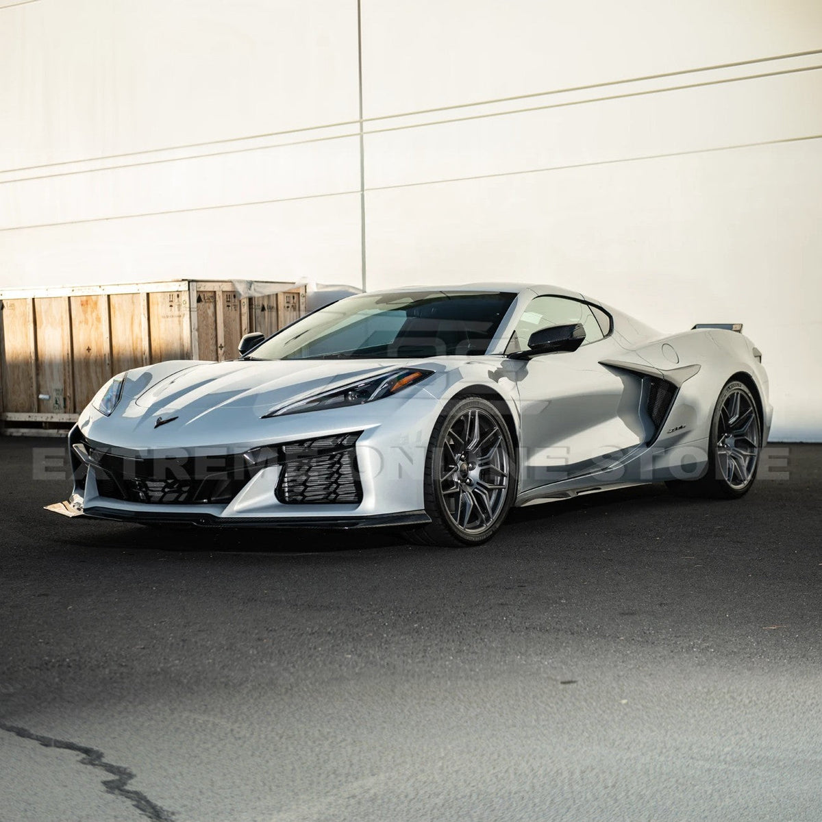 Corvette C8 Z06 Aluminum Black Rear Side Intake Mesh Grille Inserts image 4