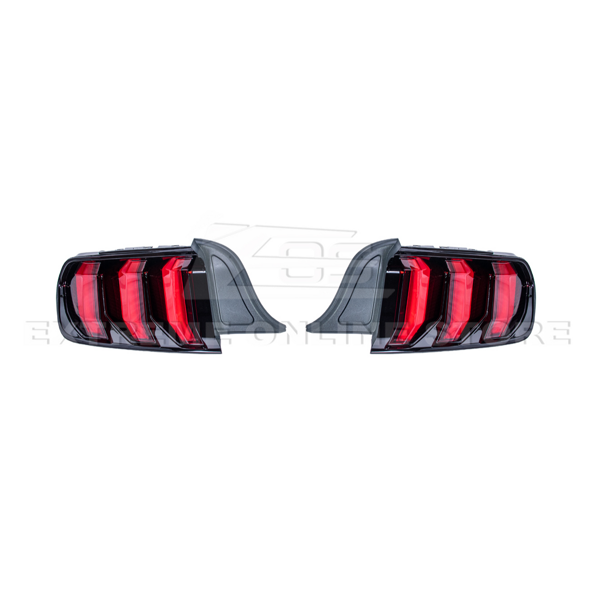 2015-23 Ford Mustang Signal LED XB RED / Clear Rear Taillight image 33